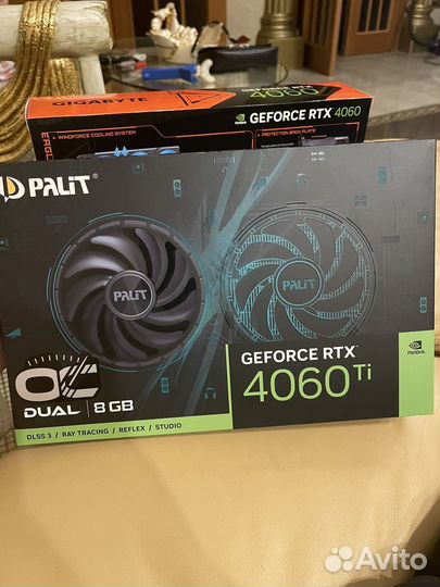 Видеокарта palit rtx 4060 ti dual oc