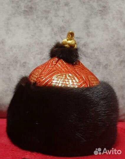 Шапка норковая зимняя национальная