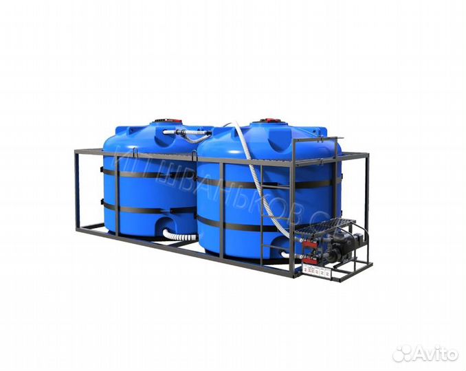 Кассета с емкостями для сзр/воды/кас/жку