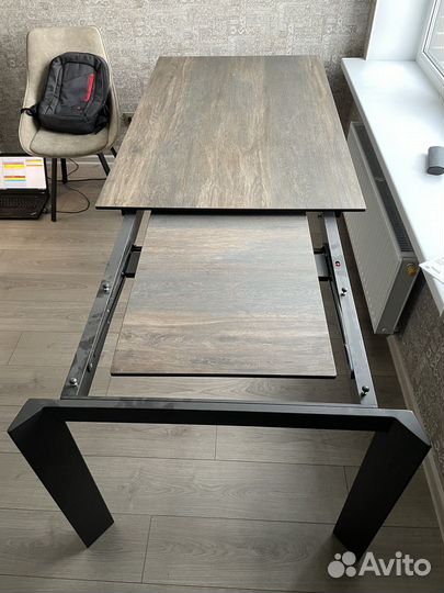 Стол nevada 140 dark OAK CER BK