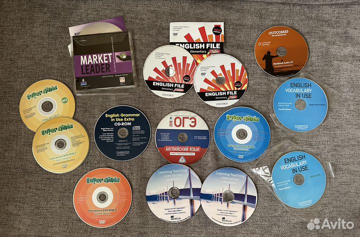 Диски к учебникам английского пакетом