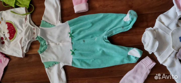 Детские вещи на девочку 4мес+