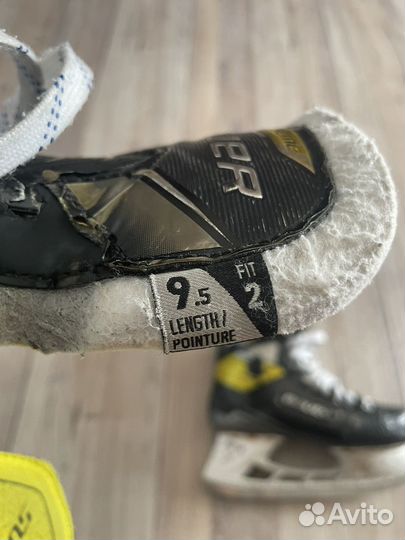 Хоккейные коньки bauer supreme 3s (9,5)