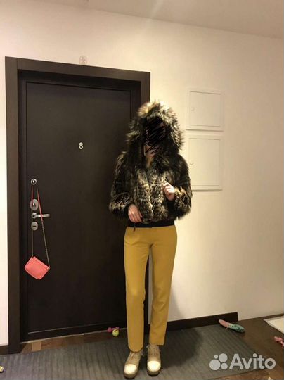 Шуба лиса очень теплая