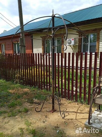 Арка садовая металлическая