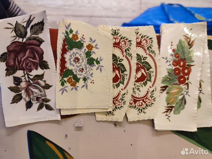 Переводные картинки наклейки деколь СССР