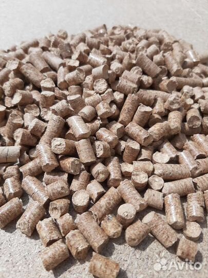 Пеллеты топливные древесные, 8мм