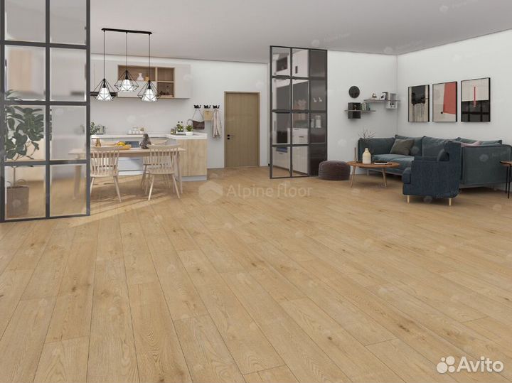 Alpine floor Premium XL SPC ламинат Дуб Вега ABA E