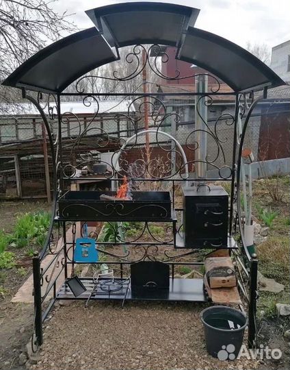 Мангал-беседка loft