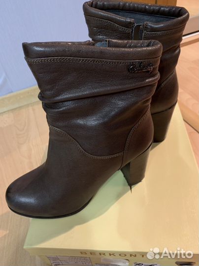 Ботильоны женские Berkonty 37 размер нат кожа