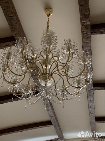 Люстра хрустальная Чехия
