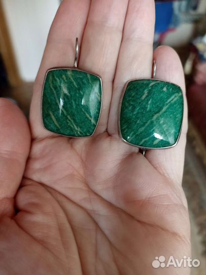 Винтажные украшения из амазонита