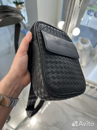 Сумка мужская натуральная кожа Bottega Veneta