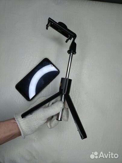 Селфи палка трипод монопод для телефона 63см