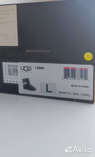 Ugg Угги детские оригинал