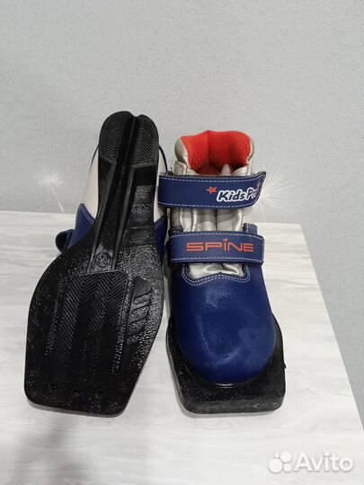 Лыжные ботинки детские, размер 33