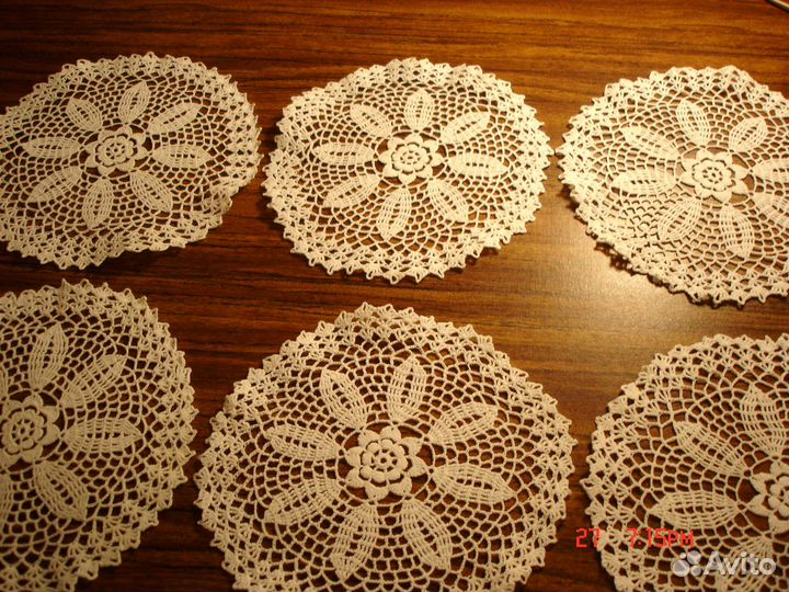 Салфетки, вязаные крючком