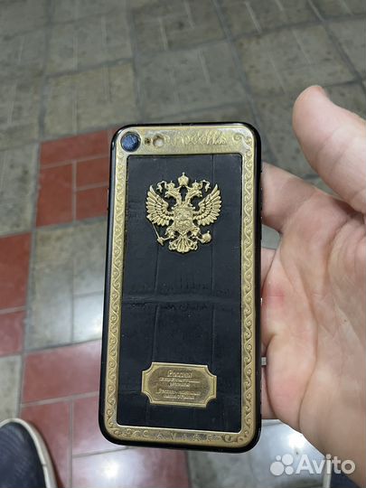 Телефон iPhone 7 128gb caviar atlante