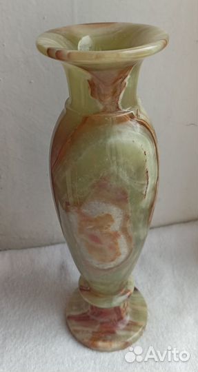 Оникс. Ваза. Винтаж. Высота 25