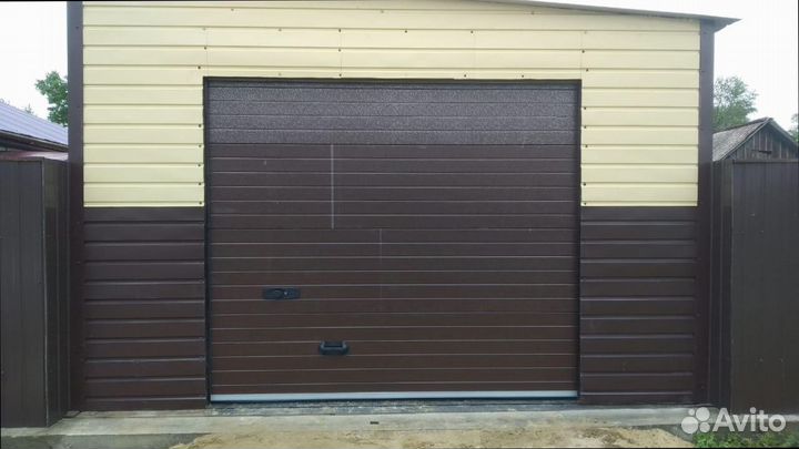 Широкие автоматические ворота под ключ