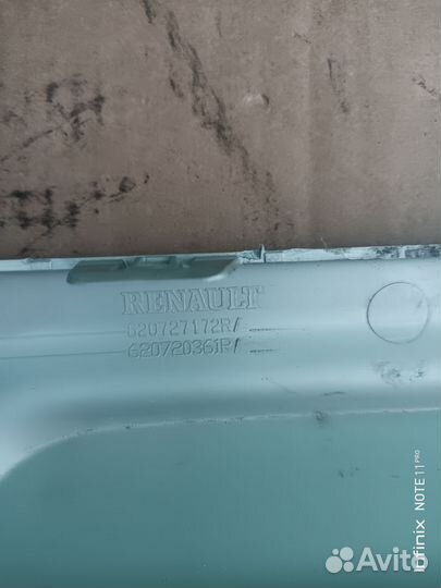 Накладка перед бампера Renault Logan Stepway 2018+