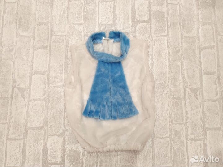 Новогодний костюм для мальчика снеговик