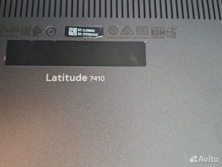 Ноутбук dell latitude 7410