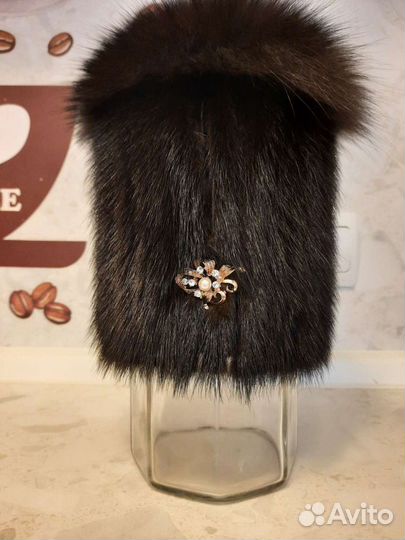 Шапка норковая новая женская