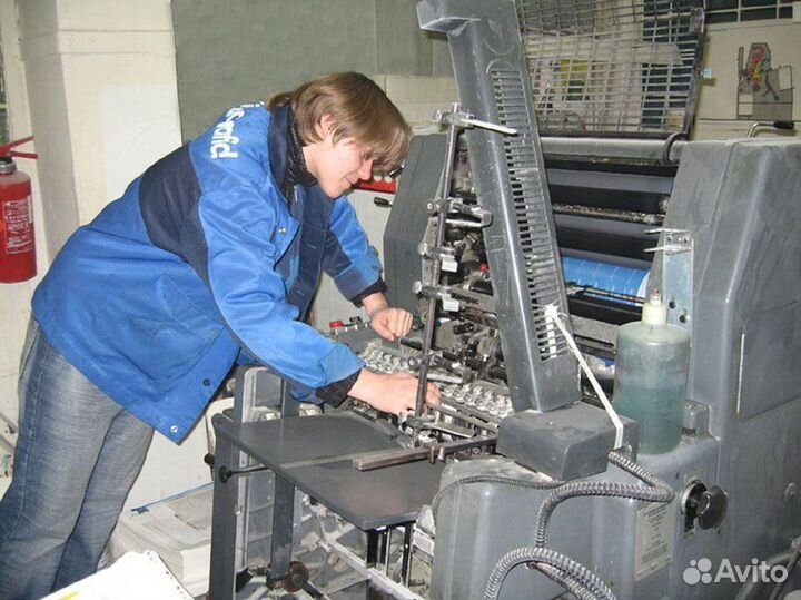 Помощник оператора печатного станка