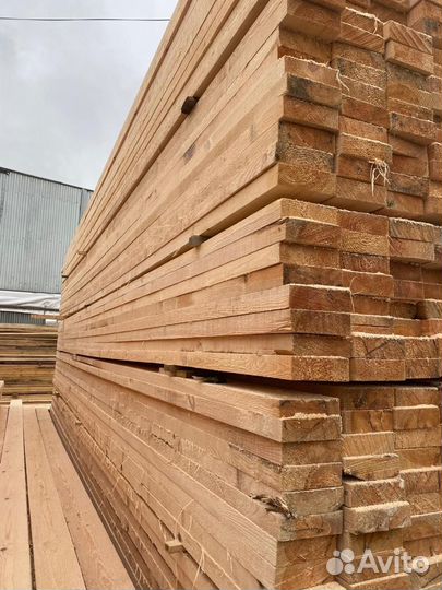 Обрезная доска из хвойных пород 25х150х6000