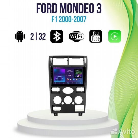 Магнитола Ford Mondeo 3 TS7Pro 2/32 Android