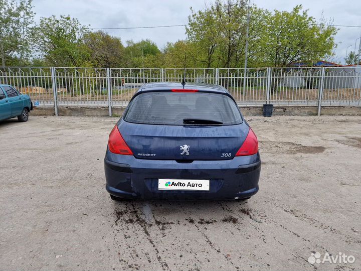 Peugeot 308 1.6 AT, 2008, 255 239 км