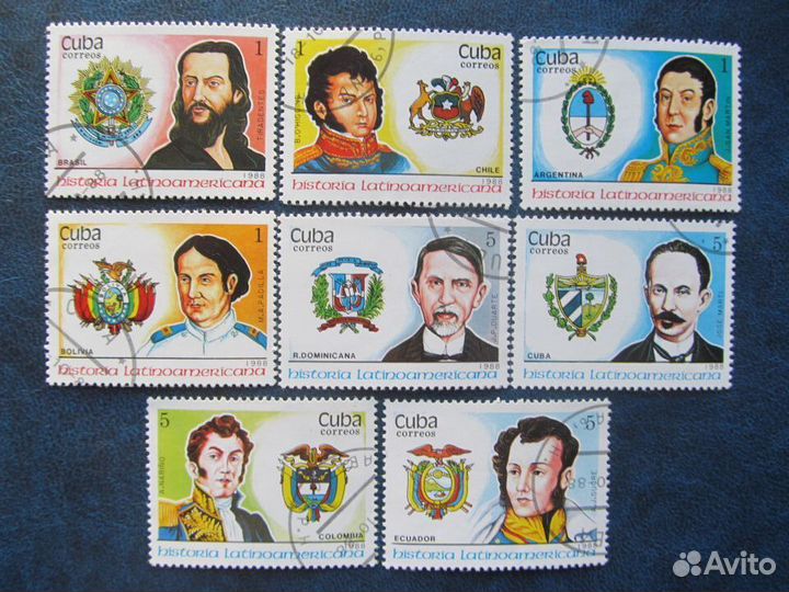 Марки Кубы, Монголии