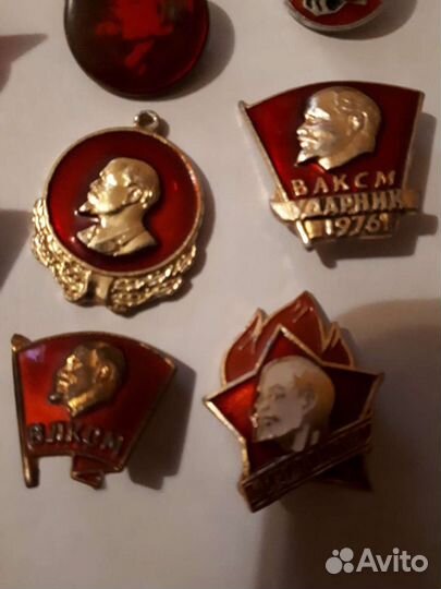 Значок раритет Ленин СССР