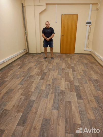 Укладка ламината, кварцвинил, линолеум, плинтус