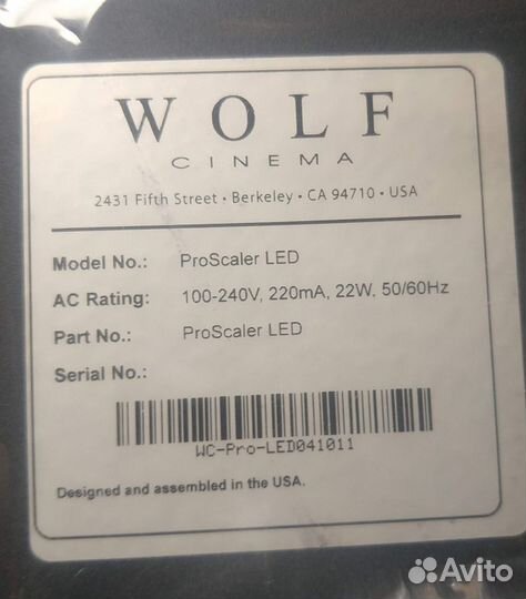 Видеопроцессор коммутатор Wolf Cinema Pro Scaler