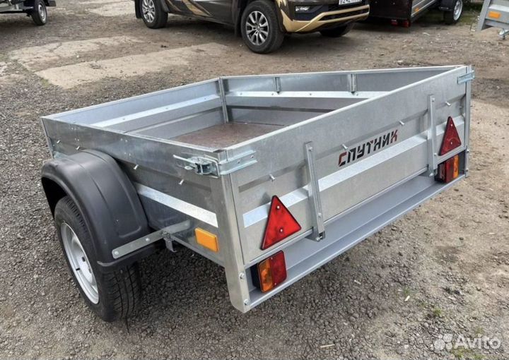 Прицеп Спутник 1700 бортовой. Новый