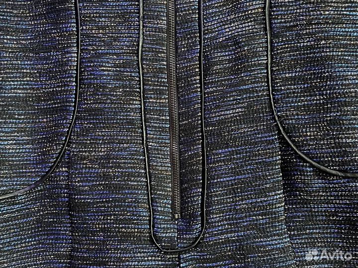 Платье с люрексом 44