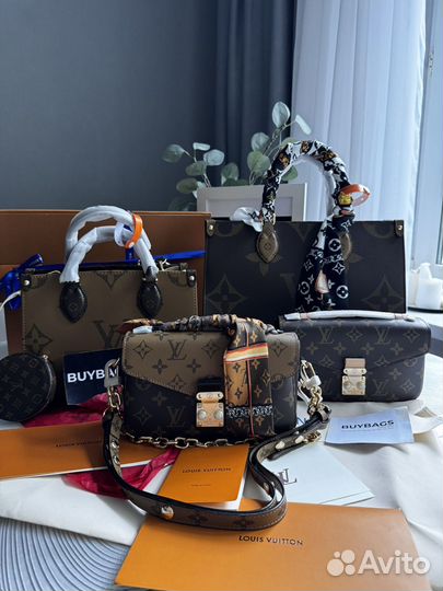 Сумка louis vuitton натуральная кожа 4 цвета