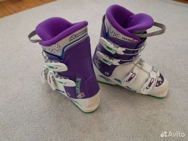 Горные лыжи детские 120 комплект