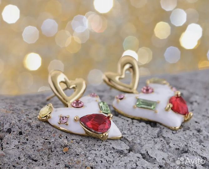 Серьги в стиле dolce gabbana