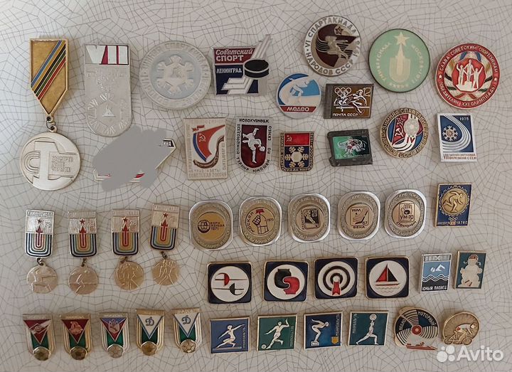 Значки СССР. Спорт