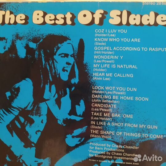 Slade The Best Of Slade 1972 Club Ed Germany LP