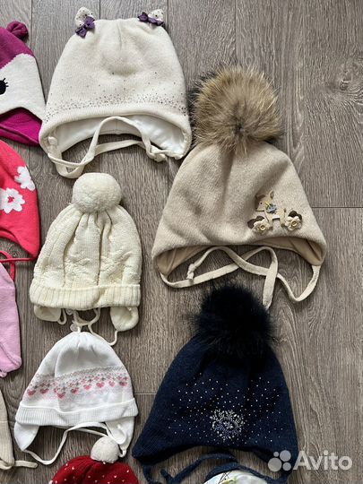 Шапка для девочки 48/50/52/54/56