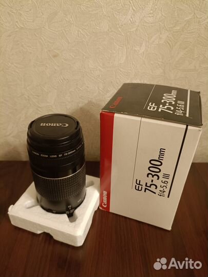 Объектив Сanon EF 75-300mm f/4-5.6 III