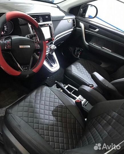 Чехлы из экокожи Ромб на haval H6 от Автопилот