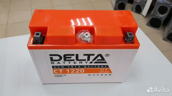 Аккумулятор 20ач.Delta 1220 на снегоход