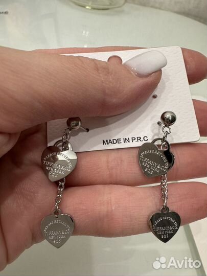 Стильные серьги Tiffany