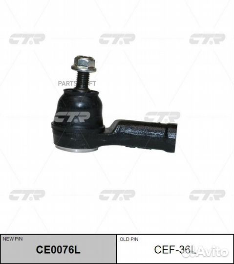 CTR CE0076L Наконечник рулевой тяги ford focus I