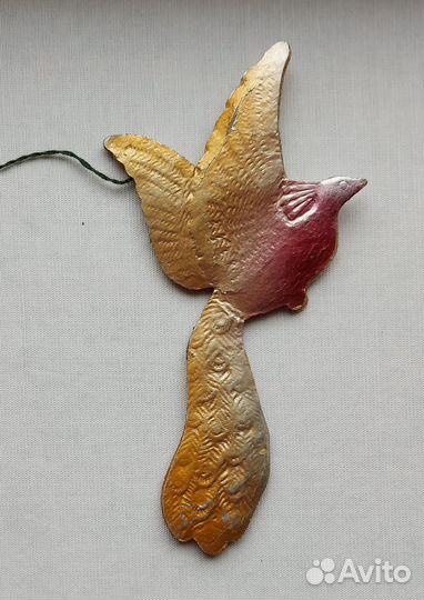 Елочные игрушки картонаж Жар-птица